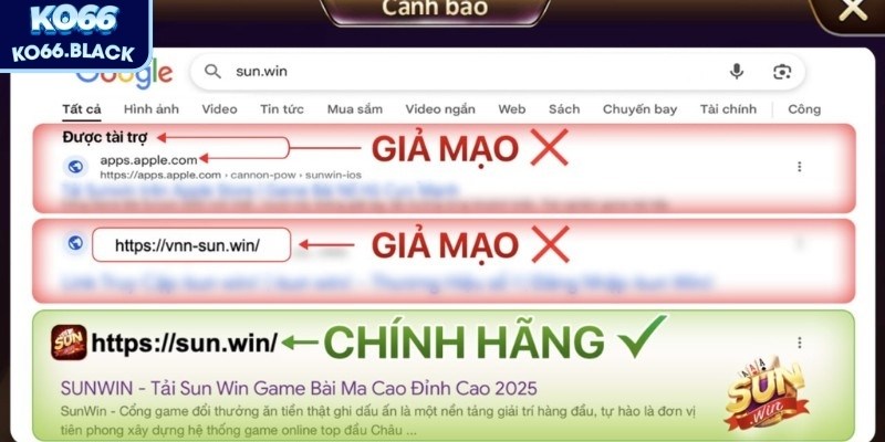 Hãy kiểm tra HTTPS, tên miền chính xác và thông tin nhà phát triển